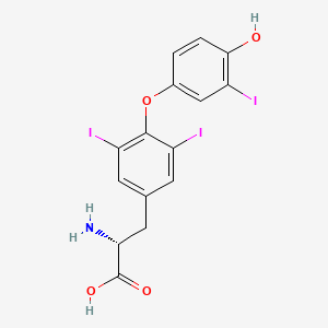 molecular formula C15H12I3NO4 B1670318 Detrothyronine CAS No. 5714-08-9