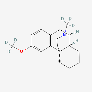 molecular formula C18H25NO B1670319 Deudextromethorphan CAS No. 1079043-55-2