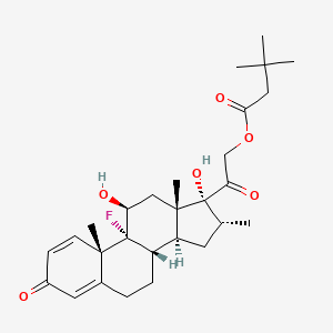 molecular formula C28H39FO6 B1670324 Dexamethasone tebutate CAS No. 24668-75-5