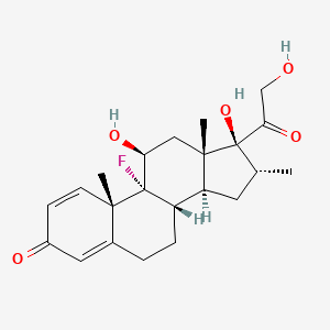 molecular formula C22H29FO5 B1670325 地塞米松 CAS No. 50-02-2