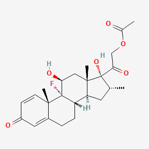 molecular formula C24H31FO6 B1670326 Dexamethasone Acetate CAS No. 1177-87-3