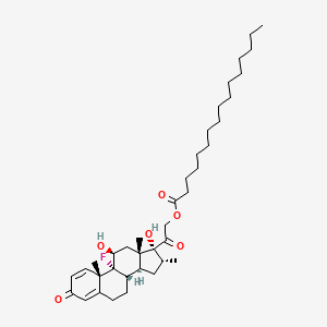 molecular formula C38H58FO7 B1670330 Dexamethasone palmitate CAS No. 14899-36-6