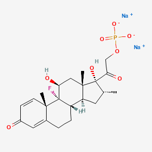 molecular formula C22H28FNa2O8P B1670331 Dexamethasone sodium phosphate CAS No. 2392-39-4