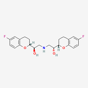 molecular formula C22H25F2NO4 B1670347 (+)-Nebivolol CAS No. 118457-15-1