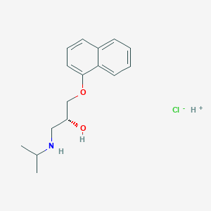 molecular formula C16H22ClNO2 B1670350 Dexpropranolol hydrochloride CAS No. 13071-11-9