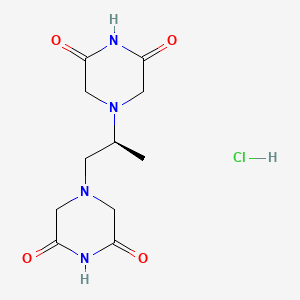 molecular formula C11H17ClN4O4 B1670351 Cardioxane CAS No. 149003-01-0
