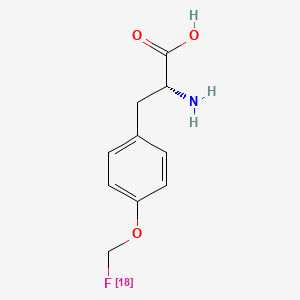 molecular formula C10H12FNO3 B1670363 D-Fluoromethyltyrosine F-18 CAS No. 870452-26-9