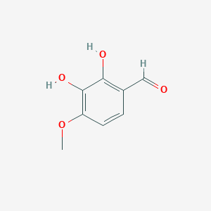 molecular formula C8H8O4 B1670368 2,3-Dihydroxy-4-methoxybenzaldehyde CAS No. 4055-69-0
