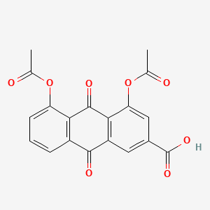 molecular formula C19H12O8 B1670377 Diacerein CAS No. 13739-02-1