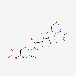 molecular formula C31H43NO5 B1670384 N,O-Diacetyljervine CAS No. 7622-06-2