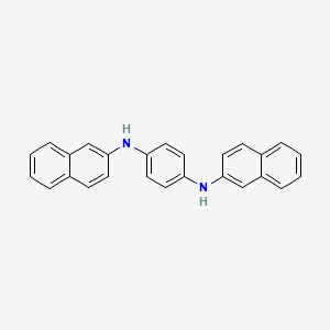 molecular formula C26H20N2 B1670385 N,N'-Di-2-naphthyl-p-phenylenediamine CAS No. 93-46-9