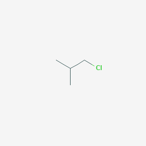 molecular formula C4H9Cl<br>(CH3)2CHCH2Cl<br>C4H9Cl B167039 1-Chloro-2-methylpropane CAS No. 513-36-0