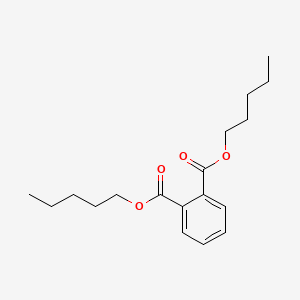 molecular formula C18H26O4 B1670393 二戊基邻苯二甲酸酯 CAS No. 131-18-0