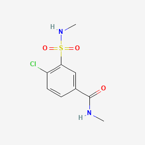 molecular formula C9H11ClN2O3S B1670397 Diapamide CAS No. 3688-85-5