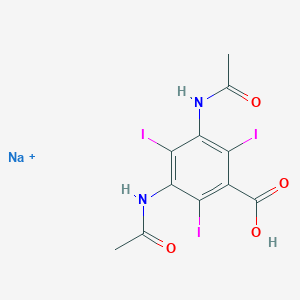 molecular formula C11H9I3N2NaO4+ B1670398 Diatrizoate sodium CAS No. 737-31-5
