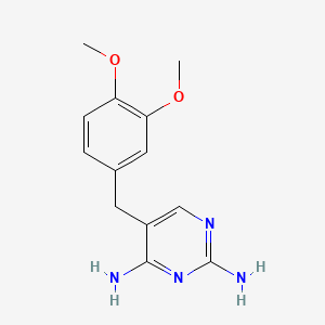 molecular formula C13H16N4O2 B1670400 Diaveridine CAS No. 5355-16-8