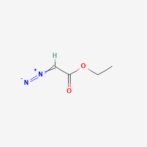 molecular formula C4H6N2O2 B1670405 Ethyl diazoacetate CAS No. 623-73-4