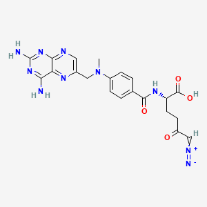 molecular formula C21H22N10O4 B1670409 Diazoketone methotrexate CAS No. 82972-54-1