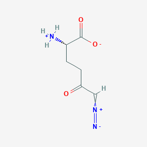 B1670411 6-diazo-5-oxo-L-norleucine CAS No. 157-03-9