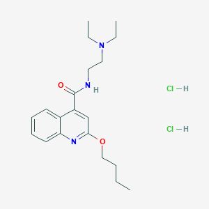 molecular formula C20H31Cl2N3O2 B1670430 Dibucaine hydrochloride CAS No. 61-12-1