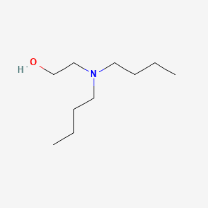 molecular formula C10H23NO<br>(C4H9)2NCH2CH2OH<br>C10H23NO B1670432 2-(Dibutylamino)ethanol CAS No. 102-81-8