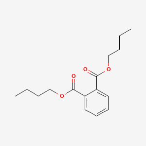 molecular formula C16H22O4<br>C6H4(COOC4H9)2<br>C16H22O4 B1670436 Dibutyl phthalate CAS No. 84-74-2