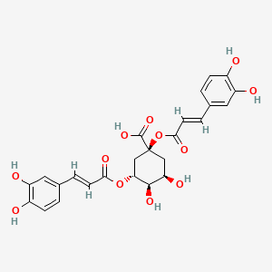 molecular formula C25H24O12 B1670443 1,3-Dicaffeoylquinic acid CAS No. 251320-66-8