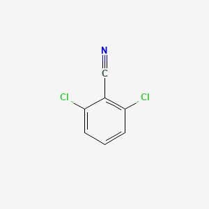 molecular formula C7H3Cl2N<br>C6H3Cl2(CN)<br>C7H3Cl2N B1670455 Dichlobenil CAS No. 1194-65-6