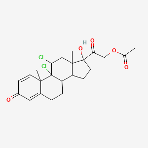 molecular formula C23H28Cl2O5 B1670460 Dichlorisone acetate CAS No. 79-61-8