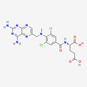 molecular formula C20H20Cl2N8O5 B1670466 Dichloromethotrexate CAS No. 528-74-5
