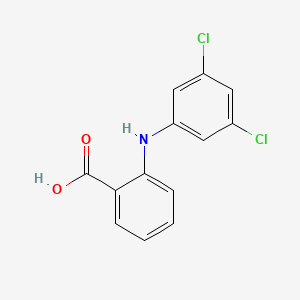 molecular formula C13H9Cl2NO2 B1670468 2-[(3,5-Dichlorophenyl)amino]benzoic acid CAS No. 18201-65-5