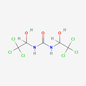molecular formula C5H6Cl6N2O3 B1670478 Dicloralurea CAS No. 116-52-9