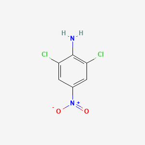 molecular formula C6H4Cl2N2O2<br>C6H2Cl2(NO2)(NH2)<br>C6H4Cl2N2O2 B1670479 Dichloran CAS No. 99-30-9