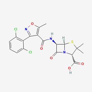 molecular formula C19H17Cl2N3O5S B1670480 Dicloxacillin CAS No. 3116-76-5