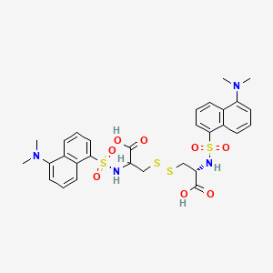 molecular formula C30H34N4O8S4 B1670493 Di(dansyl)cystine CAS No. 18468-46-7