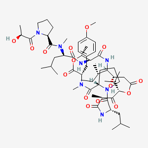 molecular formula C57H89N7O15 B1670500 Didemnin B CAS No. 77327-05-0