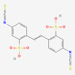 molecular formula C16H10N2O6S4 B1670509 4,4'-Diisothiocyanostilbene-2,2'-disulfonic acid CAS No. 53005-05-3