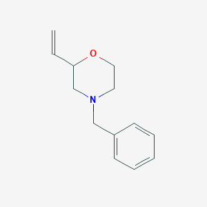 molecular formula C13H17NO B167051 2-Vinyl-4-benzylmorpholine CAS No. 126544-43-2