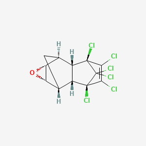 molecular formula C12H8Cl6O B1670511 狄氏剂 CAS No. 60-57-1