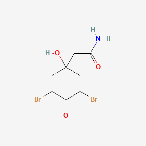 molecular formula C8H7Br2NO3 B1670516 Dienone B CAS No. 17194-81-9