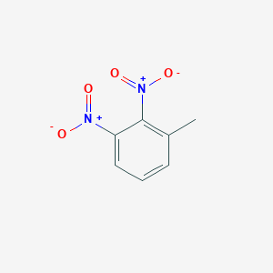 molecular formula C6H3CH3(NO2)2<br>C7H6N2O4<br>C7H6N2O4 B167053 2,3-Dinitrotoluene CAS No. 602-01-7