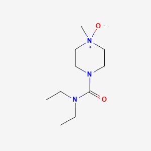 molecular formula C10H21N3O2 B1670531 二乙基卡巴嗪 N-氧化物 CAS No. 34812-73-2