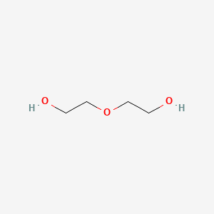 molecular formula C4H10O3<br>(CH2CH2OH)2O<br>C4H10O3 B1670532 二(羟乙基)醚 CAS No. 111-46-6