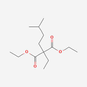 molecular formula C14H26O4 B1670534 Diethyl ethylisopentylmalonate CAS No. 77-24-7
