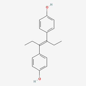 molecular formula C4H10O4S<br>(C2H5)2SO4<br>C18H20O2 B1670540 Diethylstilbestrol CAS No. 56-53-1