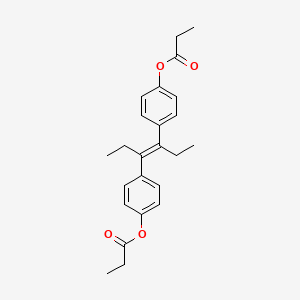 molecular formula C24H28O4 B1670541 Stilbestrol dipropionate CAS No. 130-80-3