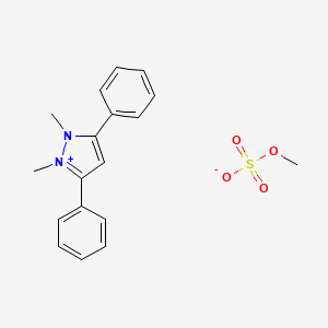 molecular formula C18H20N2O4S B1670555 Difenzoquat metilsulfate CAS No. 43222-48-6