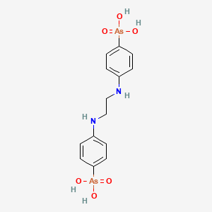 molecular formula C14H18As2N2O6 B1670556 Difetarsone CAS No. 3639-19-8