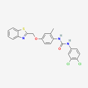 molecular formula C22H17Cl2N3O2S B1670557 Diflapolin CAS No. 724453-98-9
