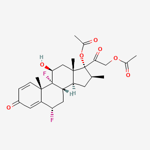 molecular formula C26H32F2O7 B1670559 Diflorasone diacetate CAS No. 33564-31-7